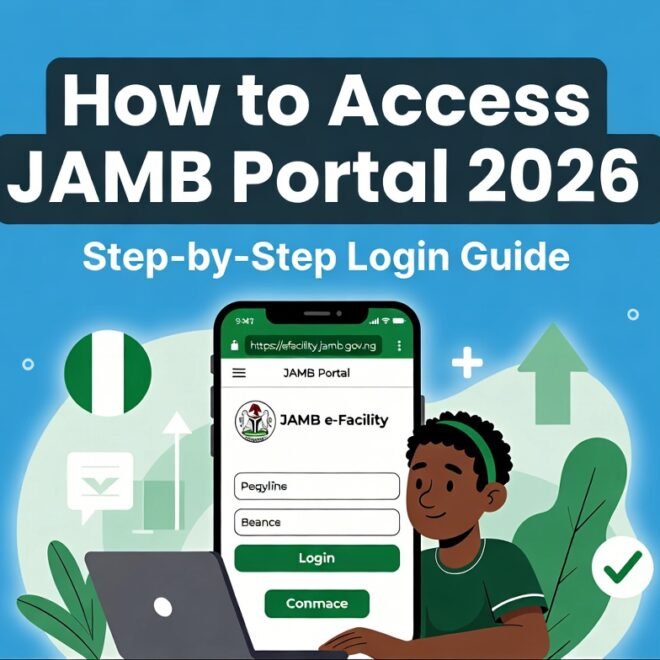 How to Access JAMB Portal 2026