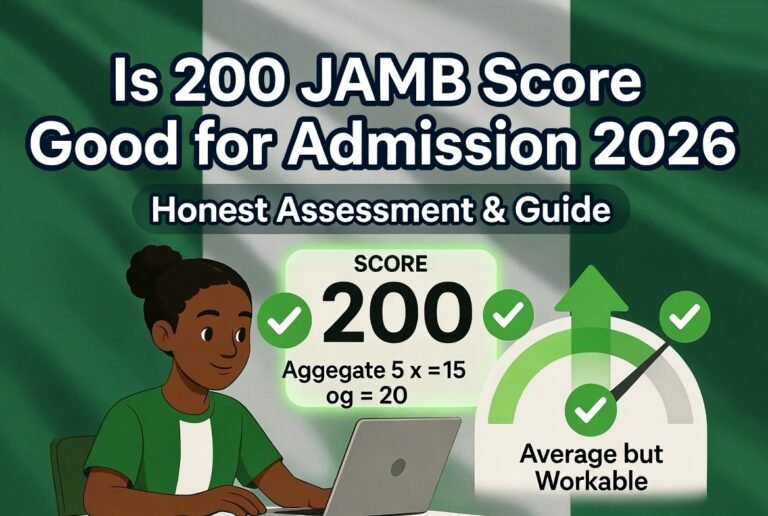 Is 200 JAMB Score Good for Admission 2026