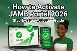 How to Activate JAMB Portal 2026: Simple Step-by-Step Guide for New and Existing Accounts