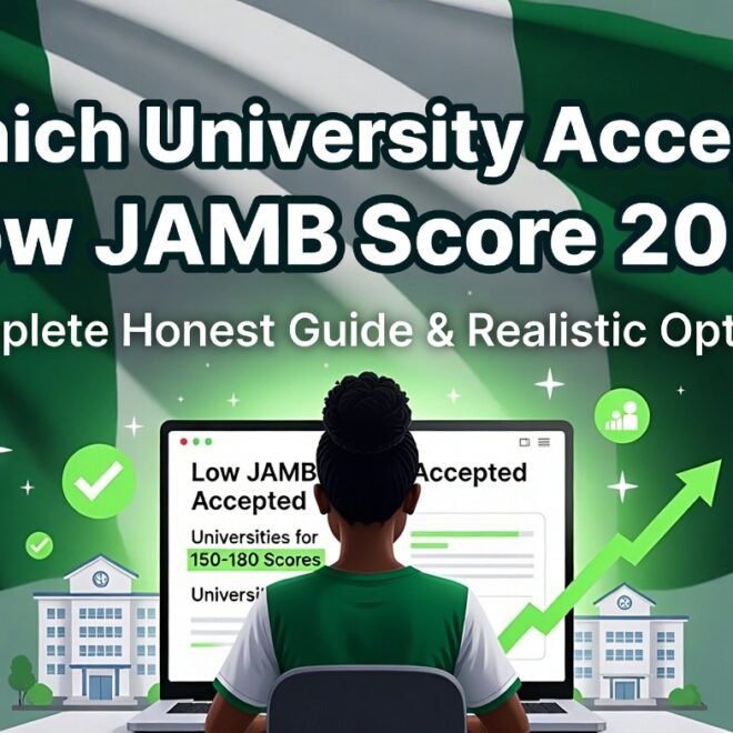 Which University Accepts Low JAMB Score 2026