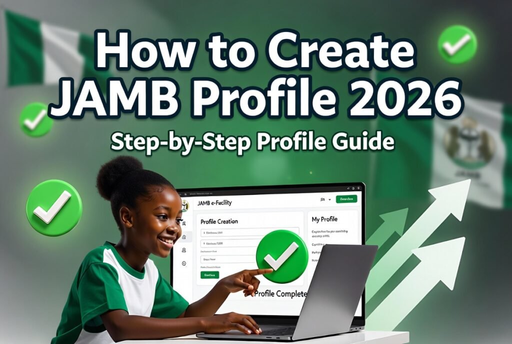 How to Create JAMB Profile 2026: Complete Step-by-Step Guide for UTME and Direct Entry Candidates