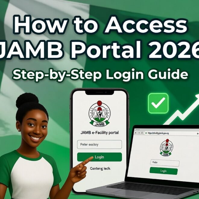 How to Create JAMB Portal 2026: Complete Step-by-Step Guide for New and Direct Entry Candidates