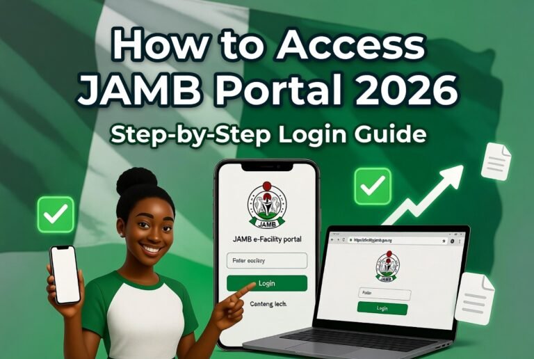 How to Create JAMB Portal 2026: Complete Step-by-Step Guide for New and Direct Entry Candidates